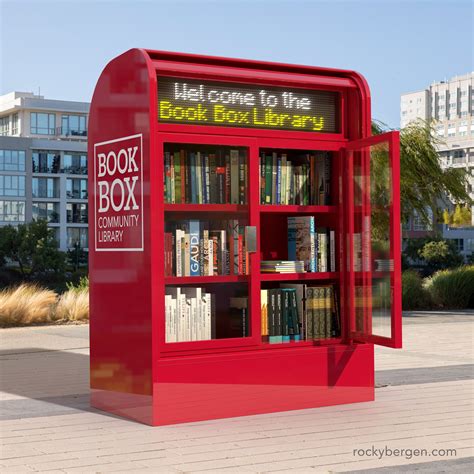 metal outdoor book box|LibraryBox .